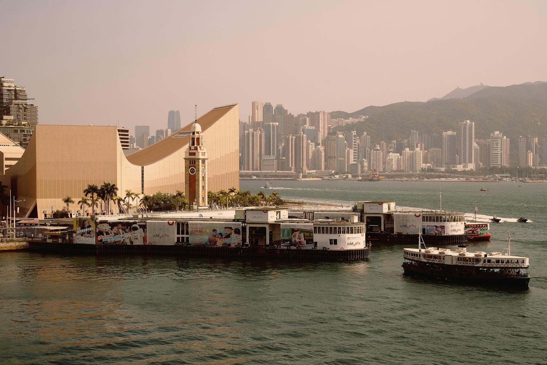 Harbour city known for its mall with its waterfront, Tsim Sha Tsui