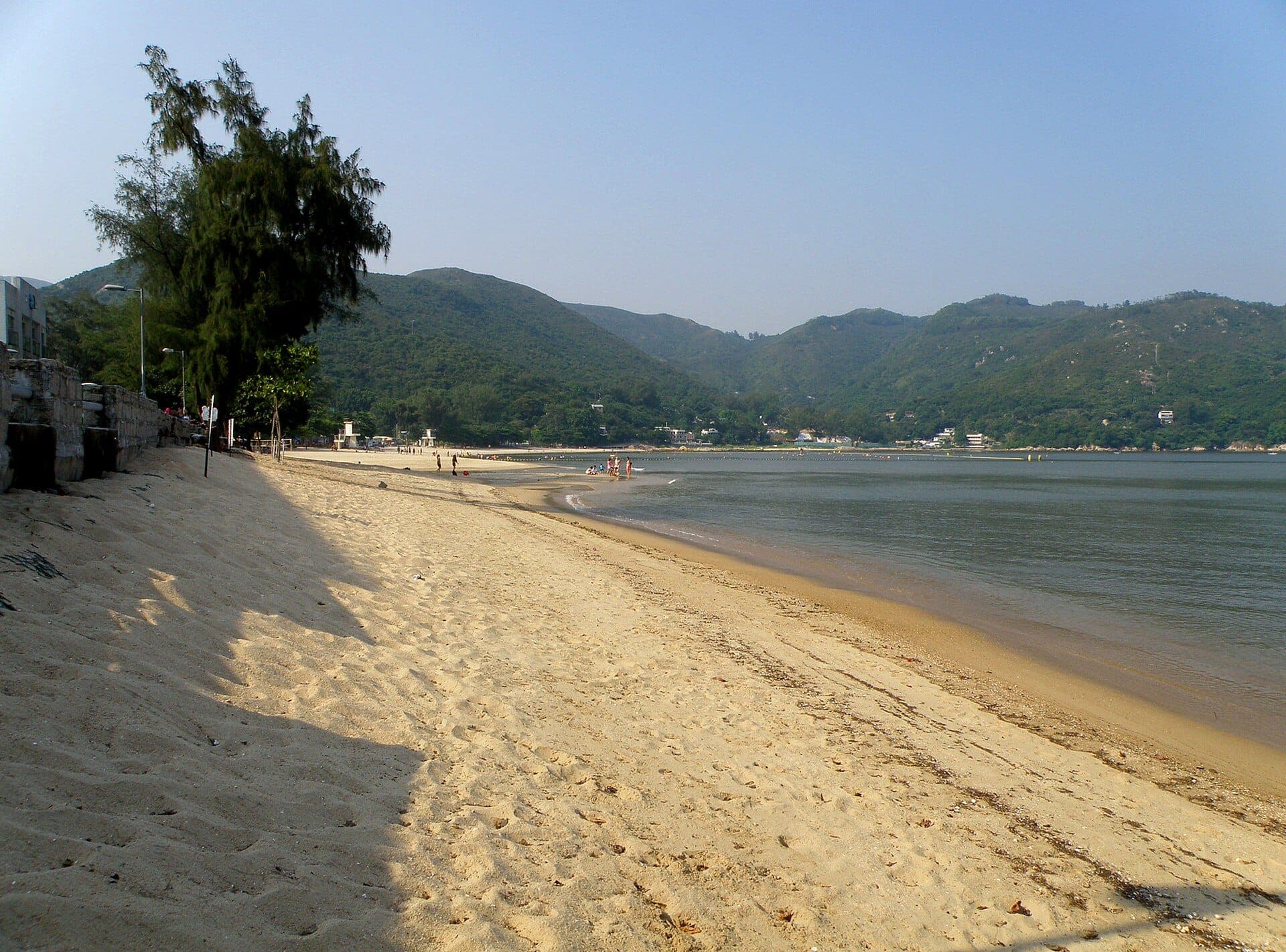Silver Mine Bay beach in Mui Wo, Lantau Island