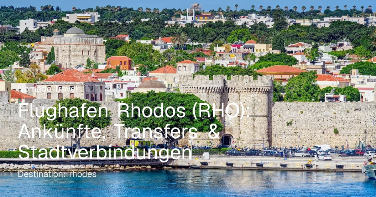 Flughafen Rhodos: Ankünfte, Transfers & Anreise | Nomado Travel