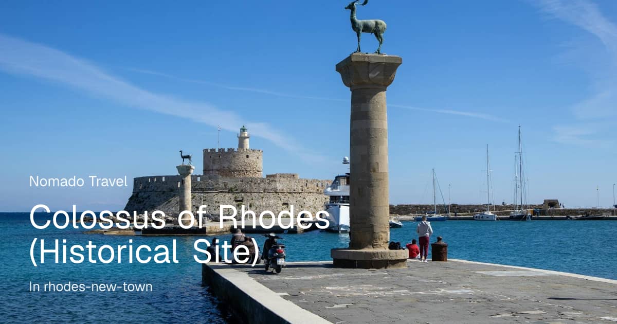 Colossus of Rhodes: The Lost Wonder Explained | Nomado Travel