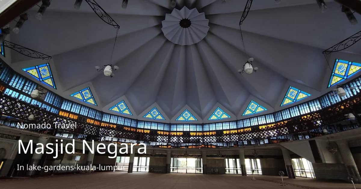 Masjid Negara: Malaysia's National Mosque in KL | Nomado Travel
