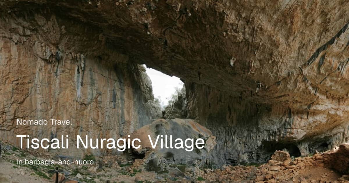 Tiscali Nuragic Village: Sardinia's Cave Settlement | Nomado Travel