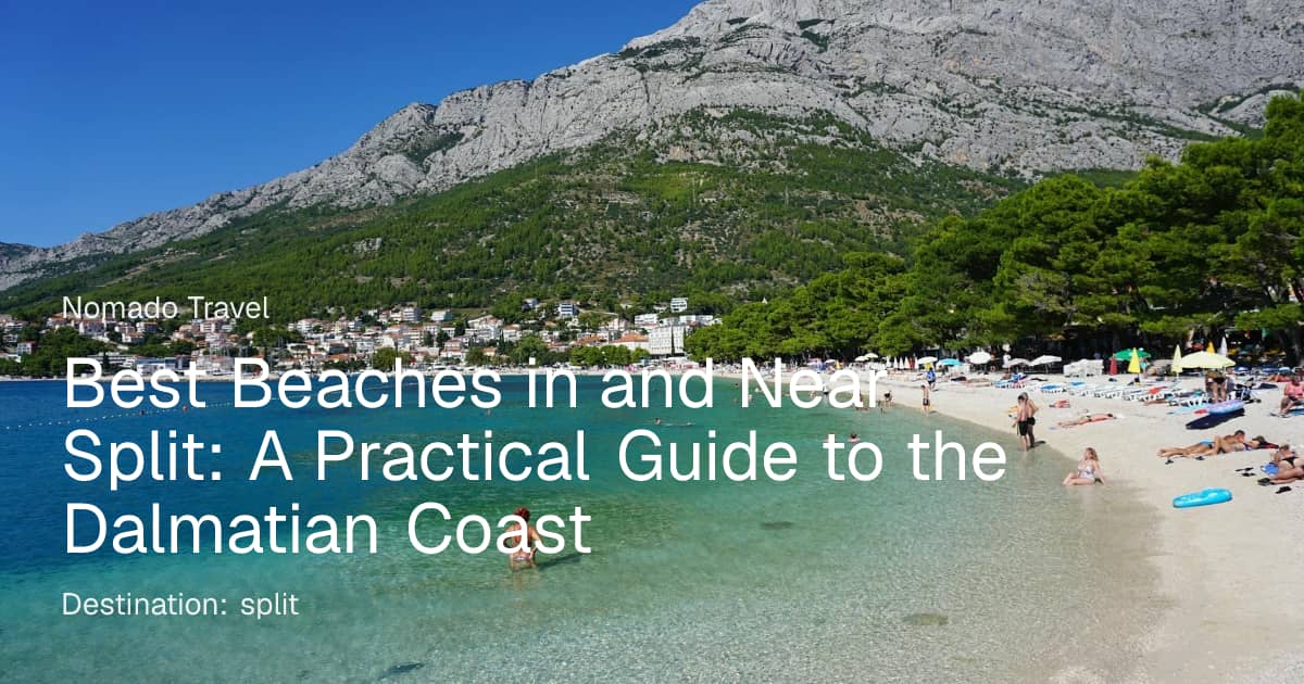 Best Beaches in and Near Split, Croatia | Nomado Travel