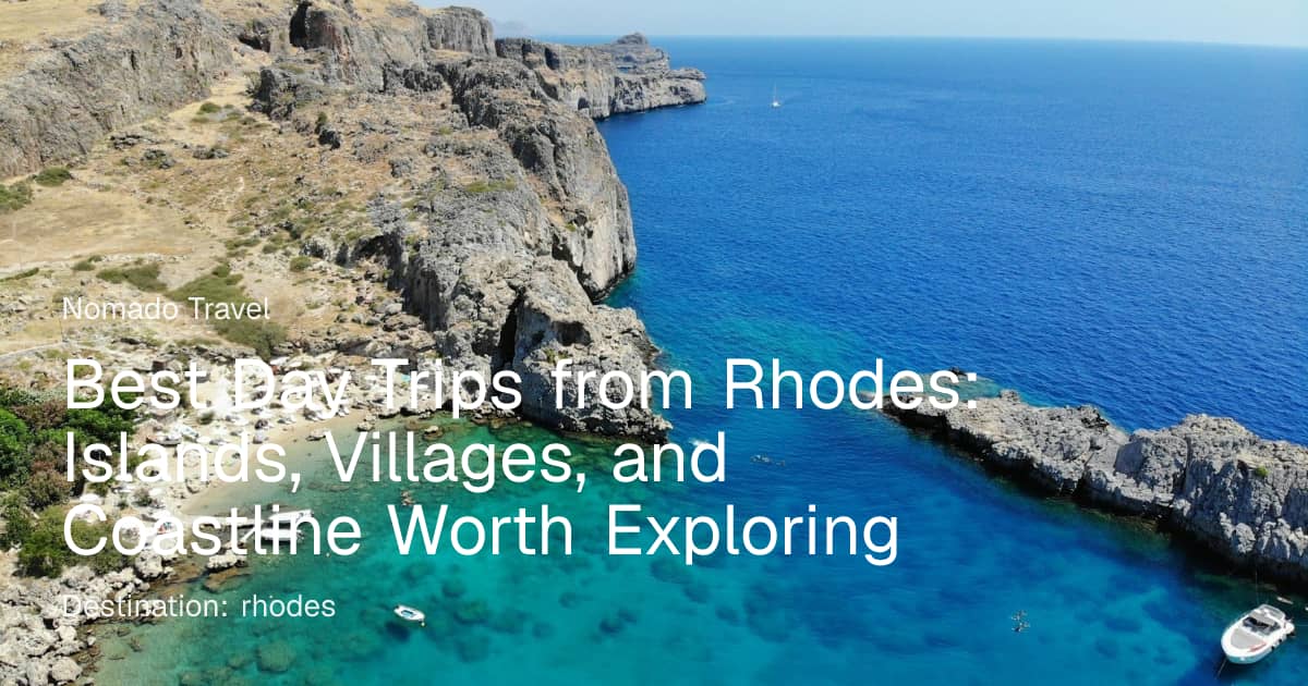 Best Day Trips from Rhodes, Greece: Top Excursions | Nomado Travel