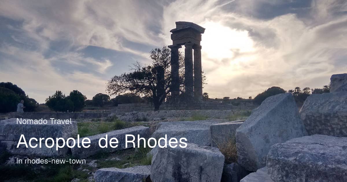 Acropole de Rhodes : la colline antique | Nomado Travel